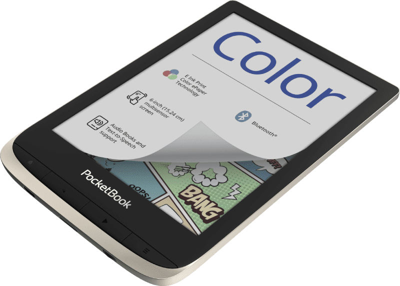 Colour e-ink displays now appear as an e-reader product
