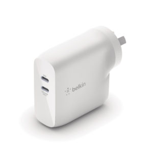 Belkin BOOST Charge 68W GaN Dual USB-C Wall Charger (Australasia) product picture courtesy of Belkin