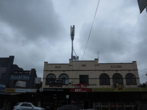 Cellular antenna in street