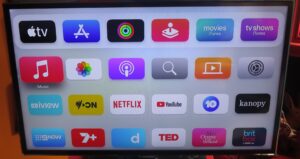 Apple TV tvOS Home Screen