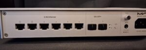 Matrix Audio SS-1 Audio Ethernet Switch rear panel